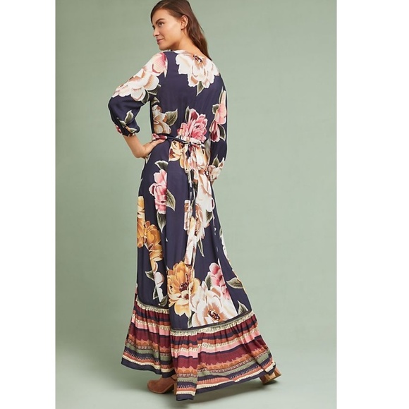 Anthropologie Farm Rio Layla Wrap Dress new - Picture 3 of 7